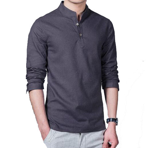 Men 's Long Sleeved Shirt