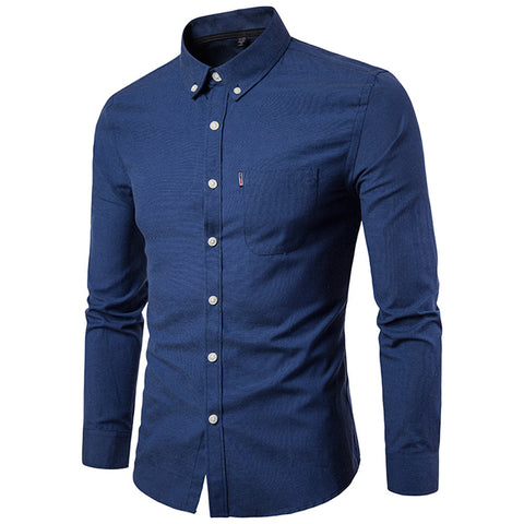 Men's Slim Long Sleeve Shirt