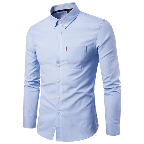 Men's Slim Long Sleeve Shirt