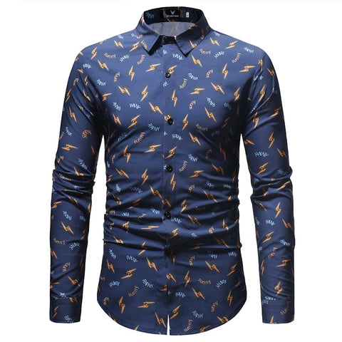 Fashion Mens Print Shirt